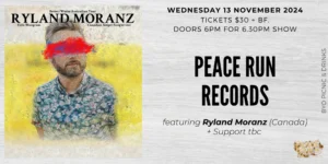 Ryland Moranz (Canada) Live at Peace Run Records